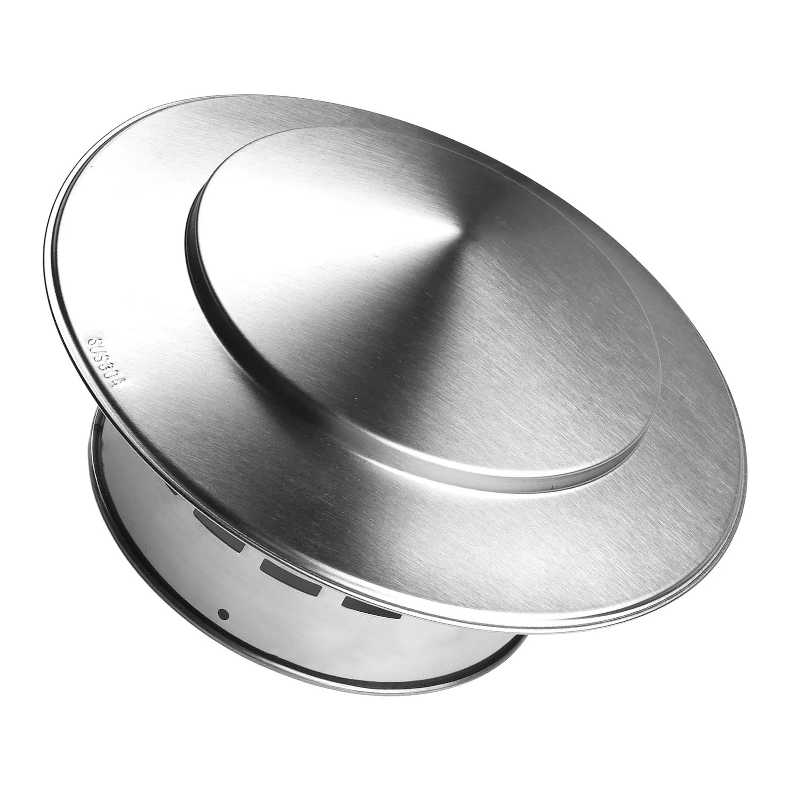 

Stainless Steel Chimney Cap Exterior Wall Fresh Air Outlet Roof Pipe Exhaust Hood Guard For Ventilation Duct Air Extraction Hood