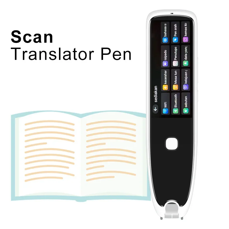 MD03 Portable Pen Scanner 134 Languages Translation Pen Scanner Instant Text Scanning Reading Voice Scan Translator Device