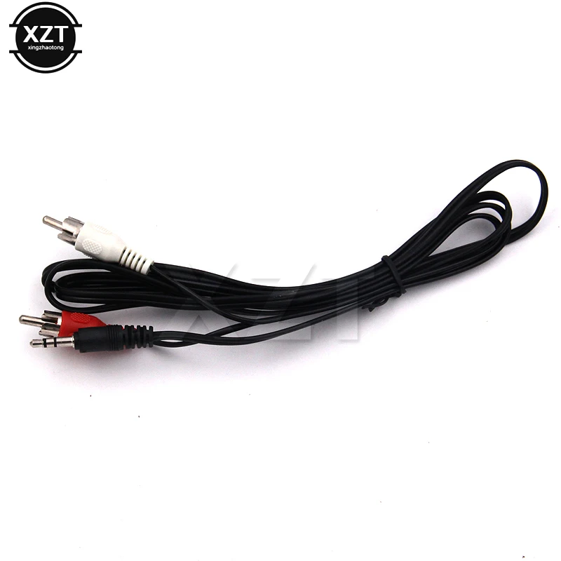 1.2M 3.5mm Jack to 2 RCA Audio Cables Stereo 3.5 mm Male to RCA Male Coaxial Aux Cable For Laptop TV DVD Amplifier Mp3 Speakers