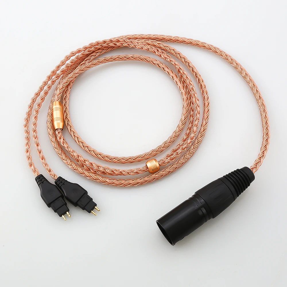 

XLR 2.5mm 3.5mm Balanced 16 Core Copper OCC Earphone Cable For Sennheiser HD580 HD600 HD650 HDxxx HD660S HD58x HD6xx Headphone