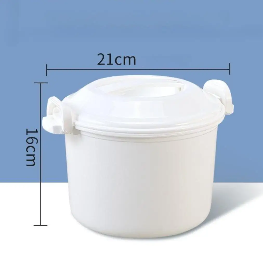 Rice Cooker,Microwave Rice Maker,Microwave Tools,Cookware,Nonstick 2L Microwave Steamer Cooker,Pasta Cooker for Oatmeal Ramen 6