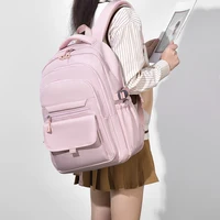 A Multi-layer Waterproof And Stylish Backpack Oxford Large-capacity Simple Commuter Out-of-town Student Backpack - Image 3