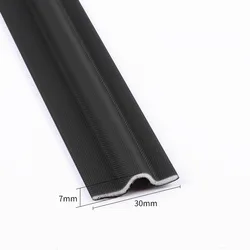 Enhanced Acoustic Insulation Foam Weather Seal Strip - Soundproof & Windproof - 20M (Black)