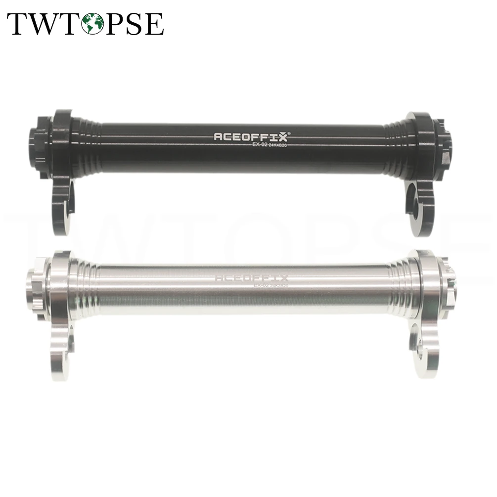 Bike Cargo Rack Parts TWTOPSE Bike Easy Wheel Extension Rod For Brompton Folding Bicycle Telescopic Bar Rear Cargo Rack Titanium Bolts