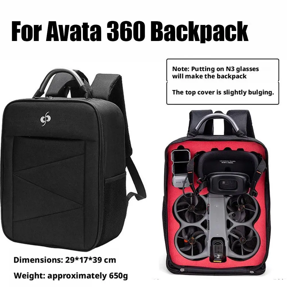   DJI 아바타 360용 백팩, DJI 아바타 360 드론, N3/G3 고글, 리모컨, 충전기, 조이스틱을 위한 휴대용 가방