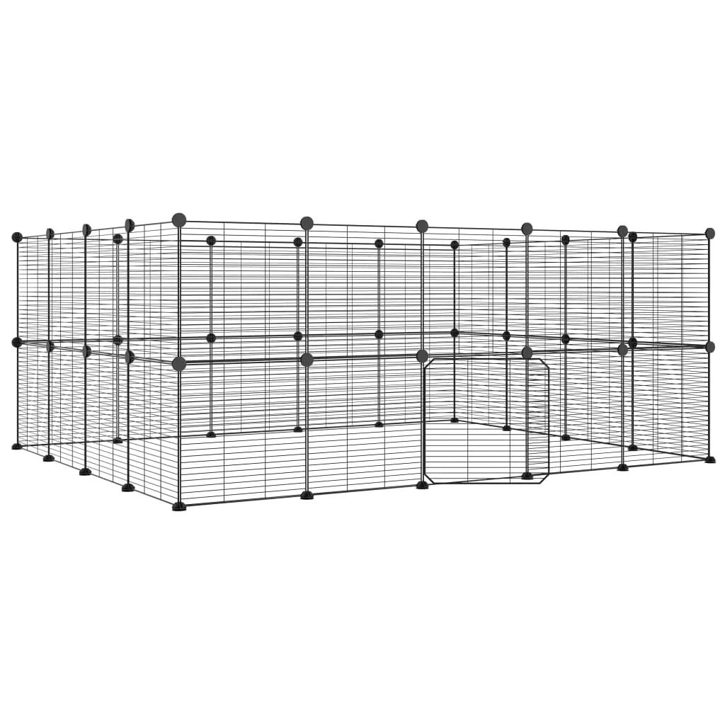 Parc modulable pour lapins avec connecteurs