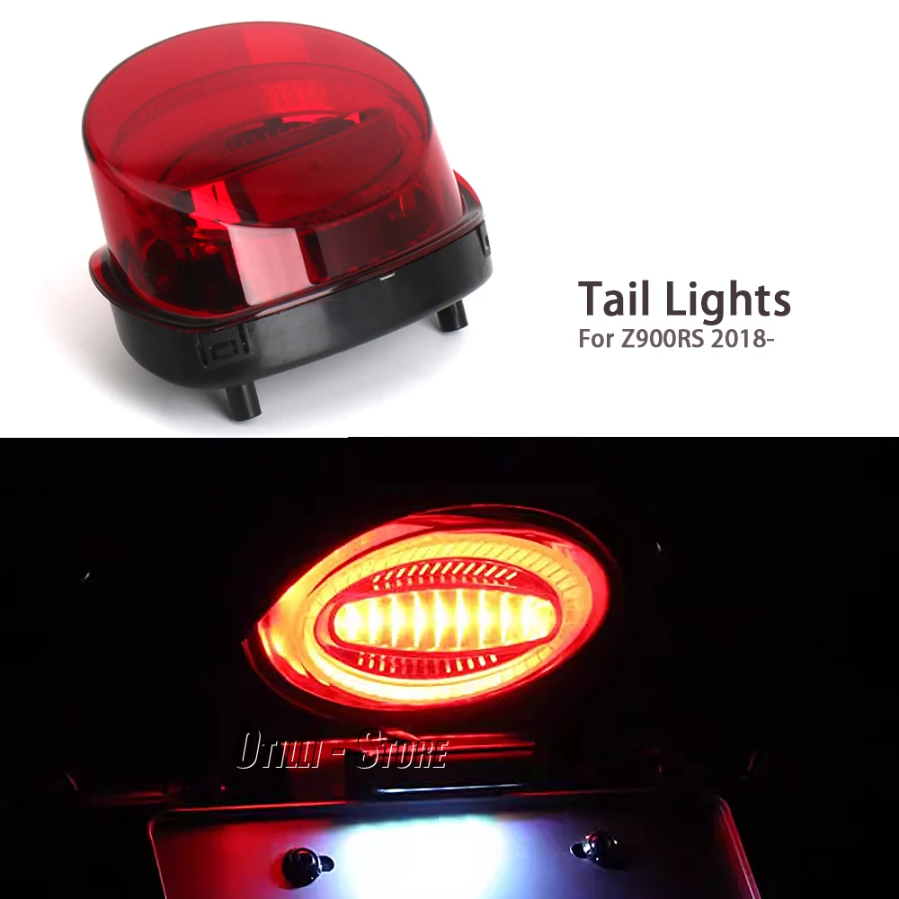 

For KAWASAKI Z900 RS Z 900 RS 2018- Z900RS Taillight Plug and Play Motorcycle LED Rear Warning Brake Light Waterproof Tail Light