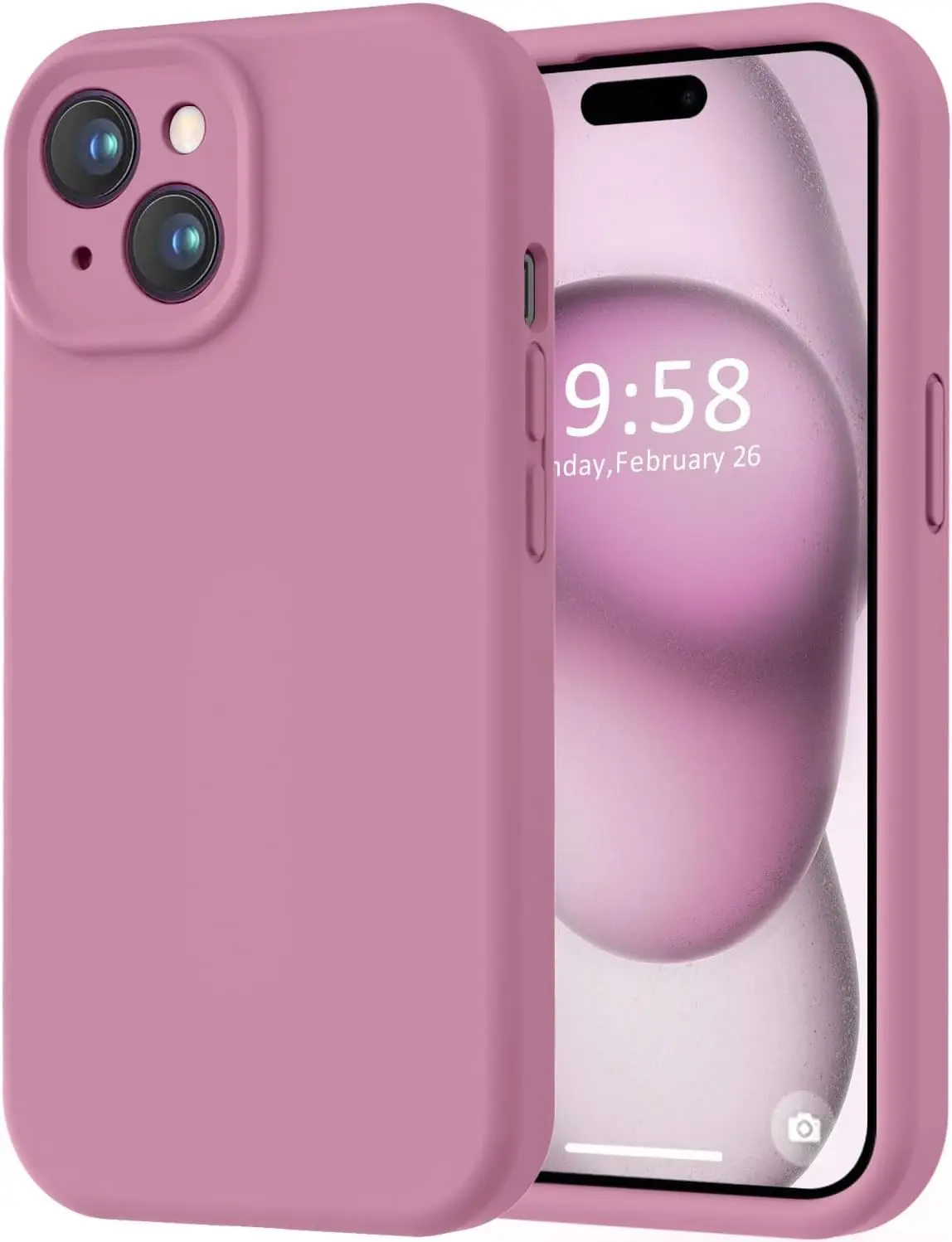Premium Full Body Protective Phone Case - Liquid Silicone with Soft Microfiber Lining and Shockproof Design