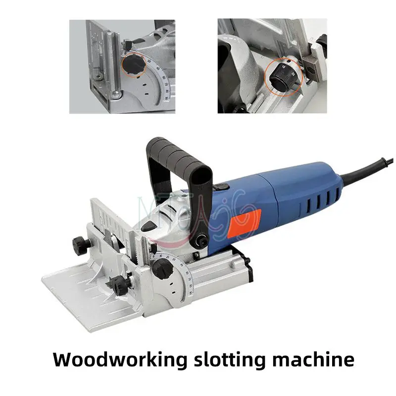 

Woodworking slotting machine tenoning machine biscuit chip decoration household electric splicing board multi-functional