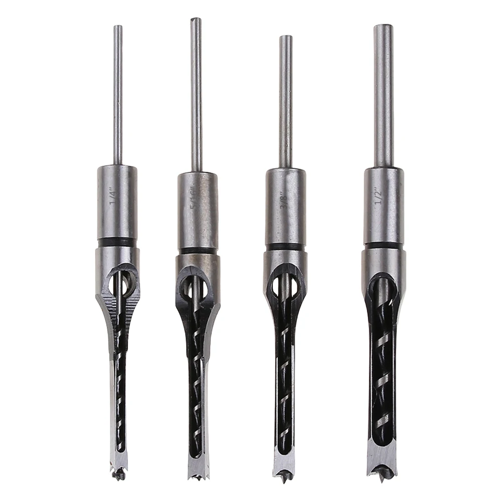 HSS Square Woodworking Drill Bits Set for Mortiser Machine