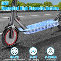 AOVOPRO LP60 500W puissance de crête Scooter électrique 350W Super moteur 5-25KM portée Smart APP Escooter avec 31 KM/H pignon rapide 8.5 "Pneus 5