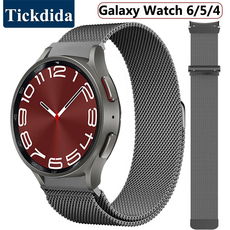 

Magnetic Metal Strap for Samsung Galaxy Watch 6 5 4 44mm 40mm Bracelet Wristband Correa for Galaxy Watch 6 Classic 47mm 43mm