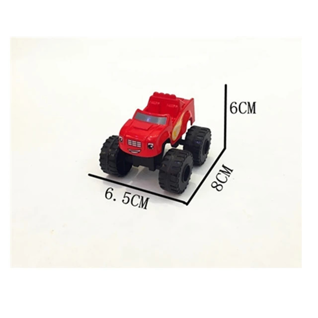 Blaze and the Monster Machines Monster Truck Red Plastic 2014