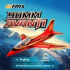FMS 90MM Avanti Beginner's Advanced Remote Control Model Aircraft Anniversary Painting Model Aircraft Practice Aircraft Toy Gift 5