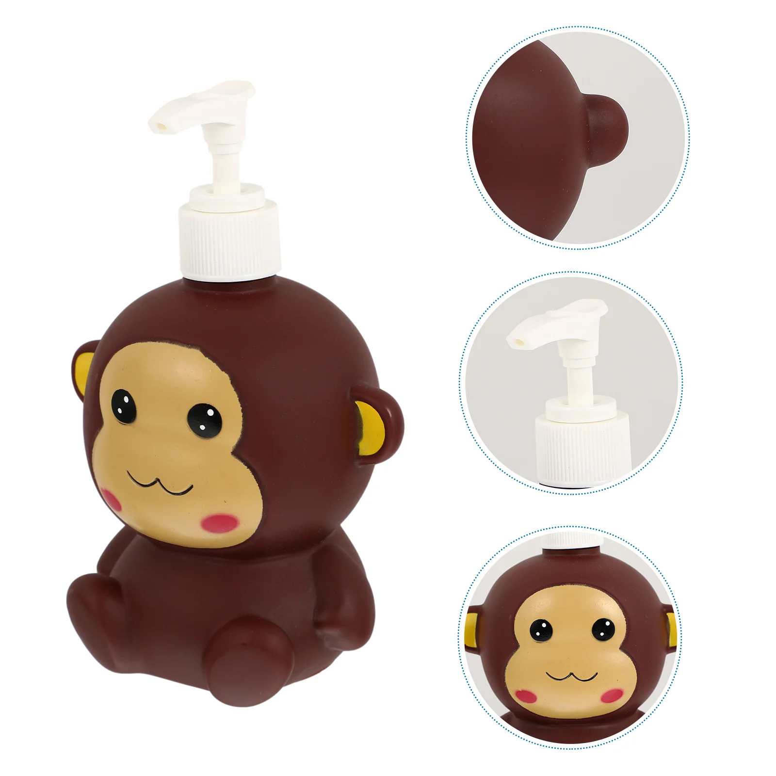 

Dispenser Bottles Monkey Pump Refillable Empty Bottles for Shampoo Lotions Hand Dispensers Kitchen Bath