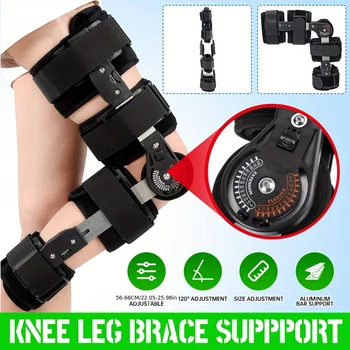 Adjustable Hinged Range of Motion ROM Knee Brace Support