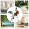 Commode Chair Toilet Stair Lift Chair Hydraulic Patient Transfer Chair with Commode for Disabled Multifunctional Shift Chair 5