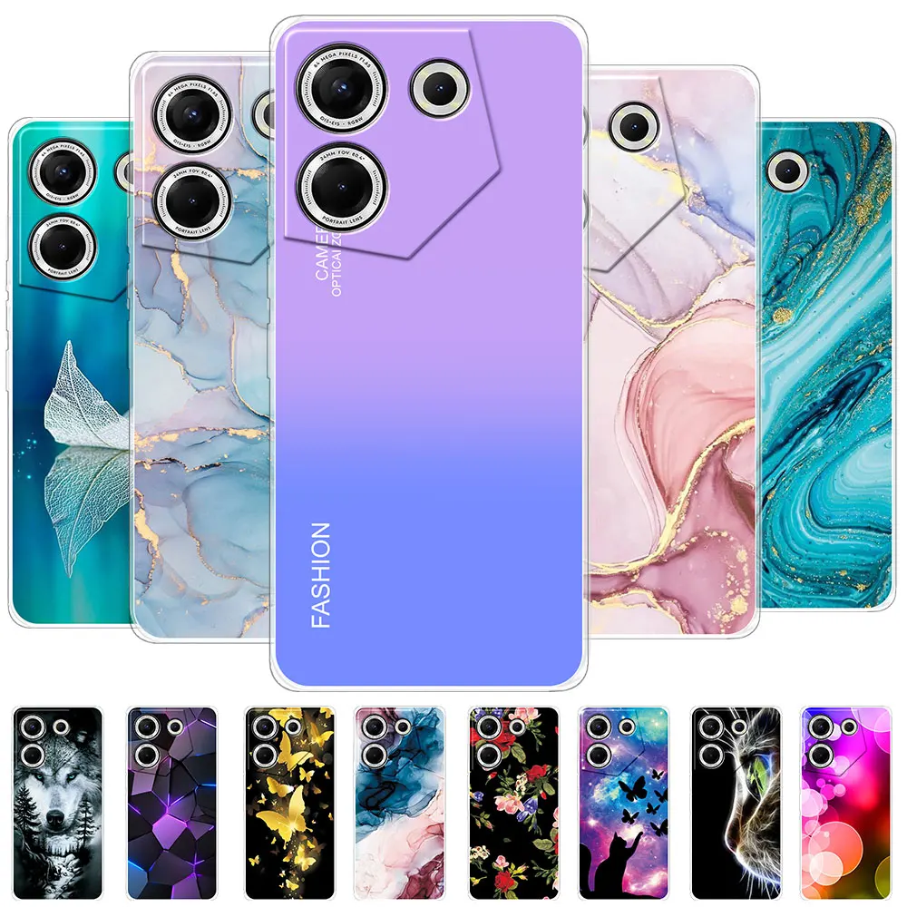 Per Tecno Camon 20 Pro 5G Custodia Per Tecno Camon 20 Coque Custodia Morbida In Silicone Trasparente Per Tecno Camon 20 Pro Coque Fundas