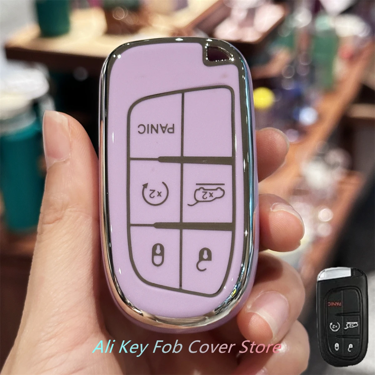 Premium Key Fob Cover with Keychain Attachment