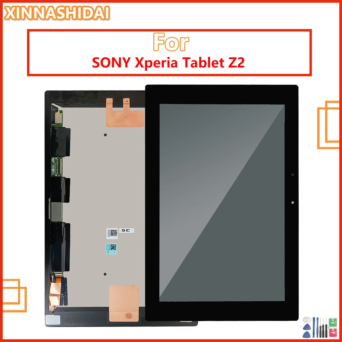 10.1 "para sony xperia tablet z2 lcd sgp511 sgp512 sgp521 sgp541