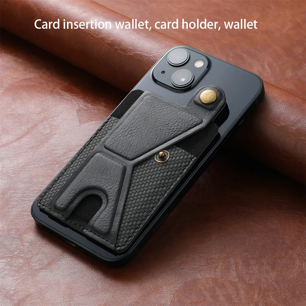Slim Adhesive Phone Wallet - Stylish Card Holder