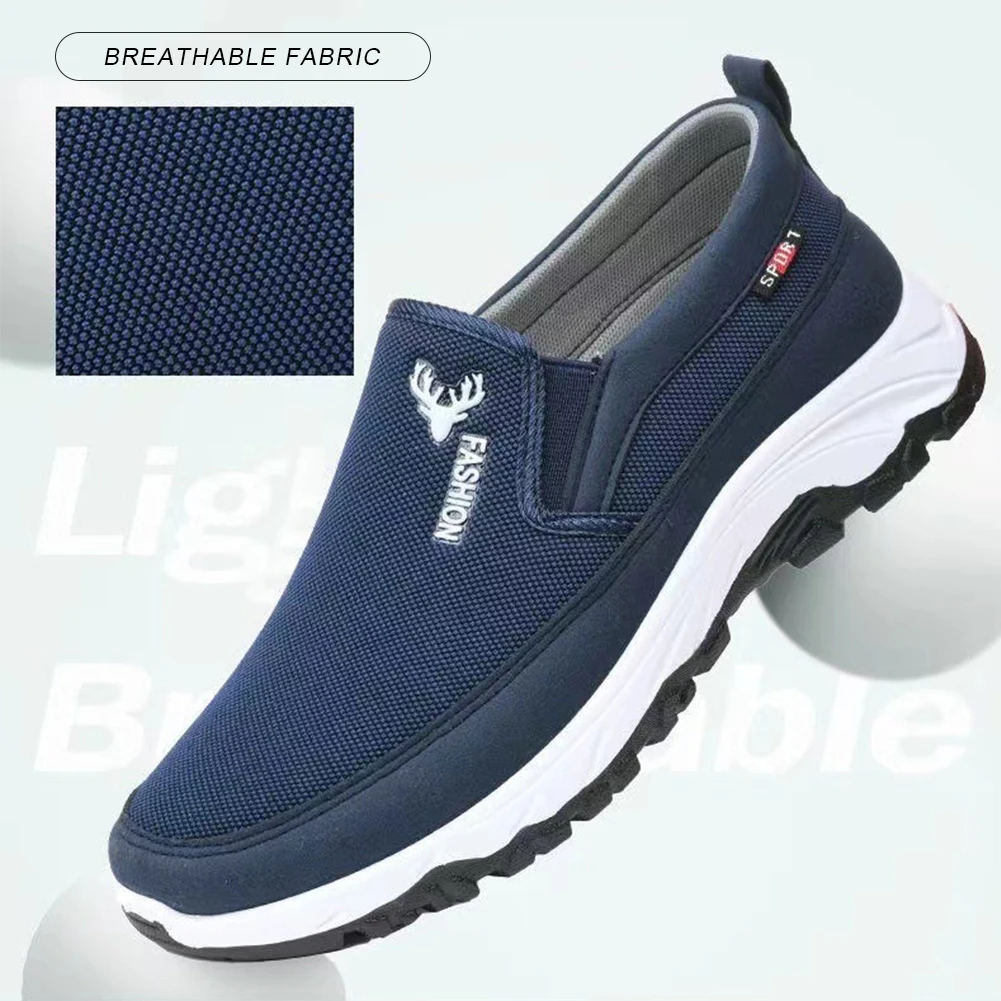 Men Penny Boat Shoes Sports Shoes Slip On Orthopedic Travel Plimsolls Non-Slip Comfortable for Outdoor Activity Hiking Walking