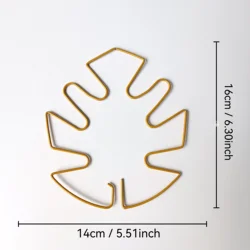 Elegant Metal Plant Support - Aesthetic and Sturdy Climbing Structure for Monstera and Other Plants (Gold)