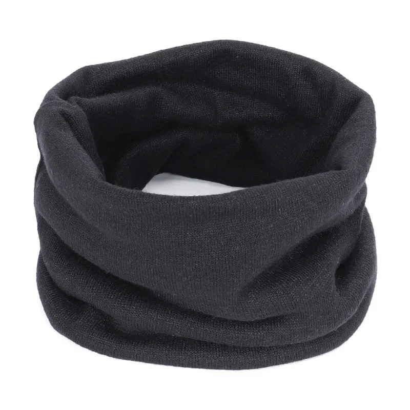 New Cashmere Winter Scarf for Boys Girls Women Men Knitted Scarves Unisex Elastic Mufflers Children Autumn Crochet Baby Scarf