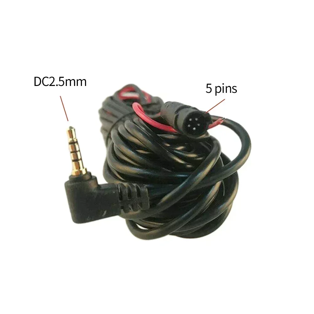 MEIRIYFA Cavo di prolunga per telecamera di backup a 4 pin, cavo di prolunga per dash cam, cavo per telecamera posteriore, cavo di retromarcia, 4 pin connettore maschio a femmina con filo