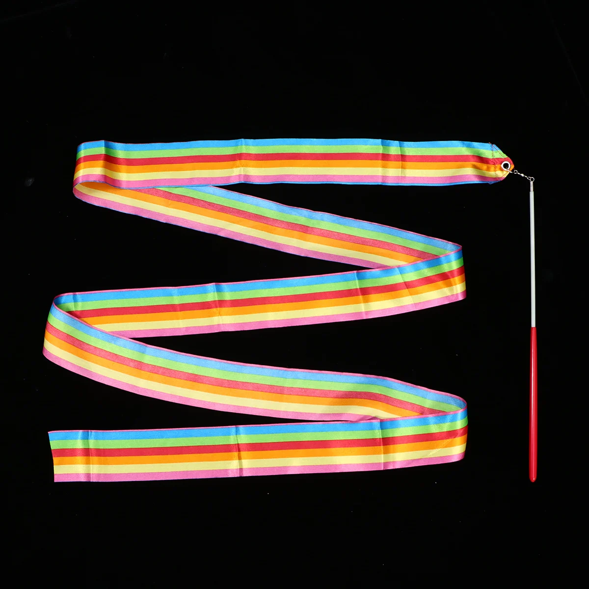 Gymnastics Streamer Rod 12pcs Gymnastics Streamers Gym Dance Ribbon Dancing Streamers Rhythmic for Artistic Dancing Twirling 2 Meters Gymnastics Ribbon