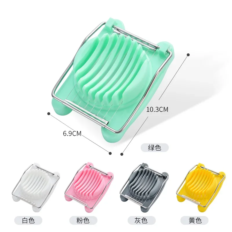 Multifunctional Egg Cutter Creative Fancy Cutting Slicer Slicing Gadgets Home Stainless Steel Kitchen Novel Accessories