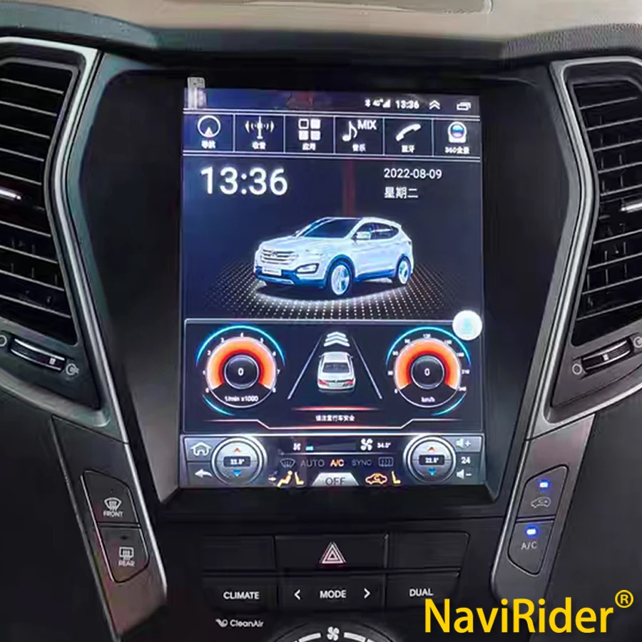 

Android Tesla Car Radio For Hyundai Santa Fe 2013 2014 2015 2018 IX45 Auto Navigation GPS Multimedia Video Player Stereo Carplay