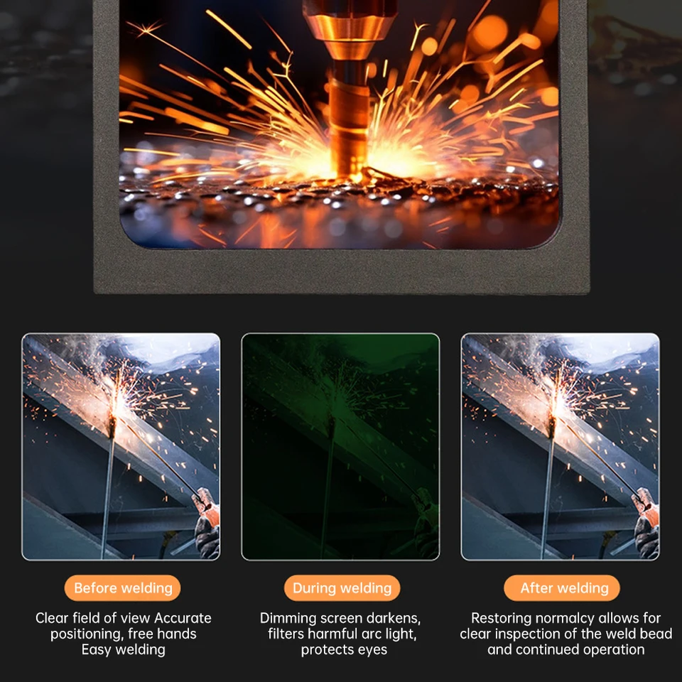 Masque De Soudure,Lunettes De Soudage Solaire à Obscurcissement Automatique,1 VIEre,lunettes De