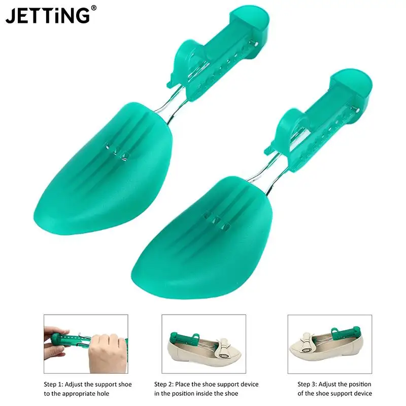 

1pair Women Adjustable Plastic Shoe Stretcher Boot Support Plastic Shoe Tree Prevent The Crease Wrinkle Deformat Shoe Expander
