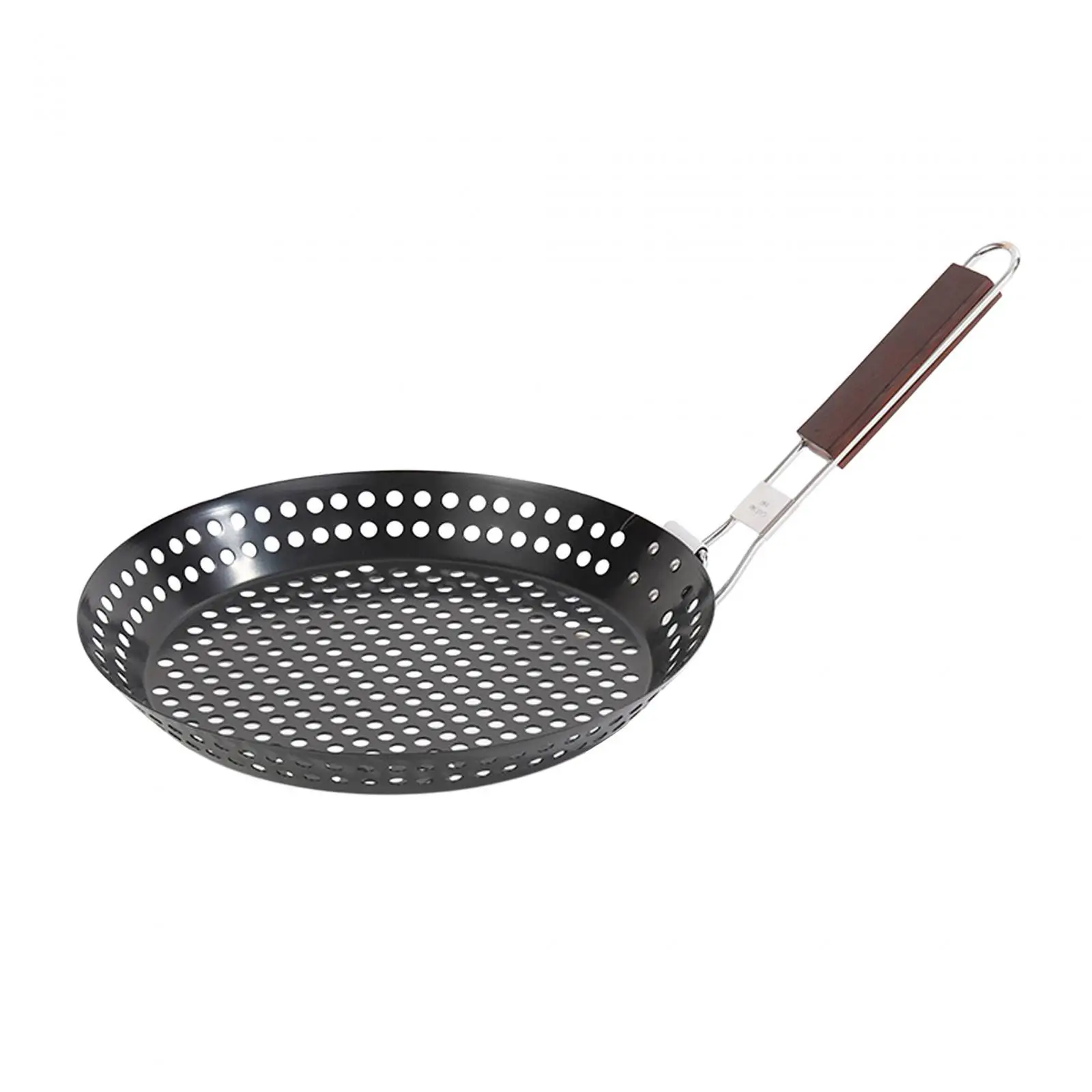 Grilling Skillet Durable Nonstick Coating Perforated Cooking Pan Frying Pan for Picnics Home Kitchen Utensils Camping Restaurant