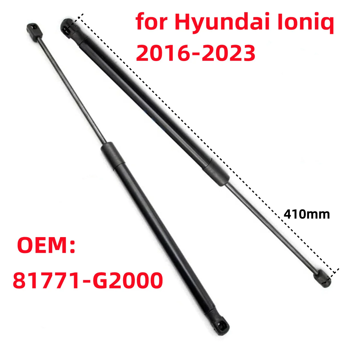 2 Stück 81771-G2000 für Hyundai Ioniq AE 2016-2022 Auto Heckklappen-Gasdruckfedern Heckklappen-Hebestützen – Detail 1