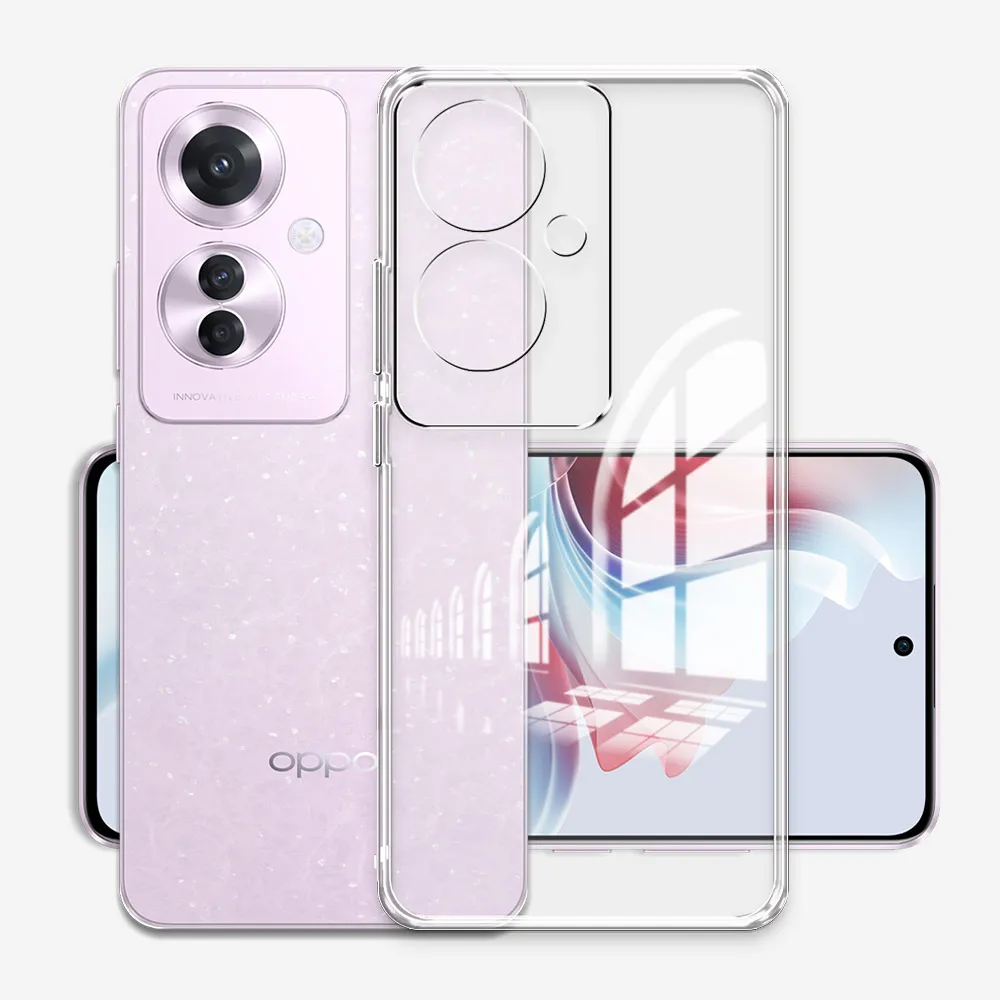 Sleek Clear Silicone Shockproof Phone Case for 5G Smartphones - Soft Protective Cover Coque