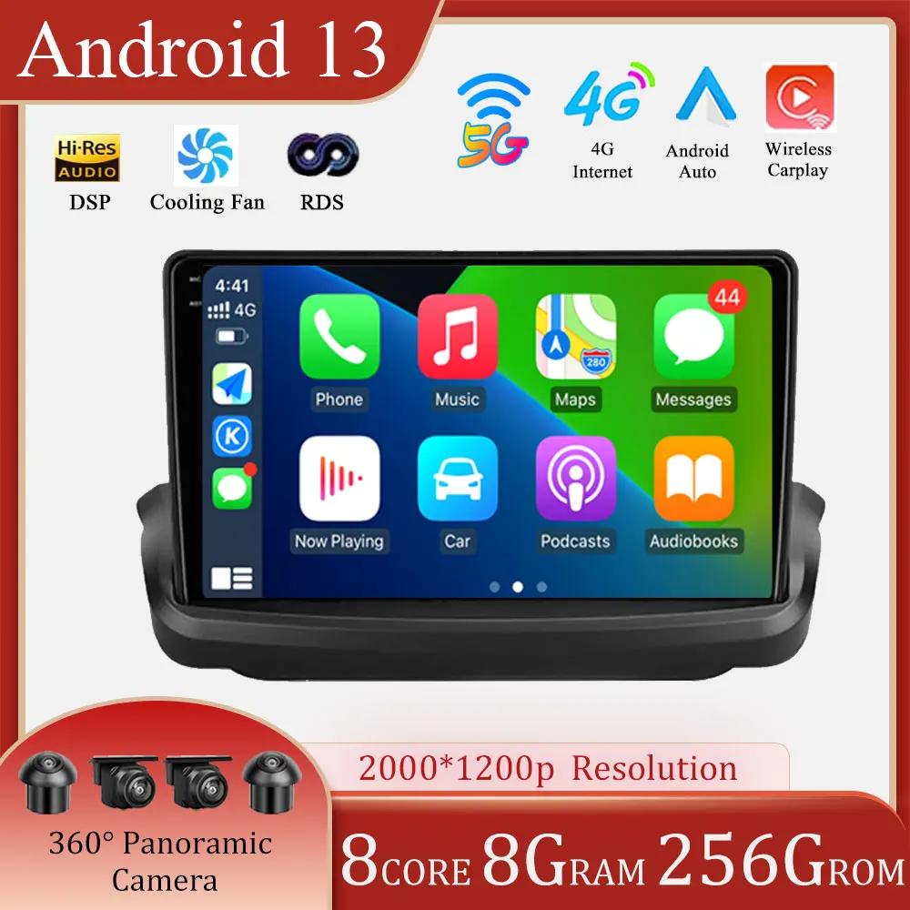 

Автомагнитола для Hyundai Rohens Genesis Coupe 2009-2012, Android 13, 9 дюймов, мультимедийный проигрыватель, навигация GPS Carplay, 4G, Wi-Fi, DVD
