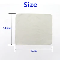17*14.5cm Microfiber Suede Lens Cloth Cleaning Myopia Reading Glasses Sunglasses Camera Phone Computer Cleaner (10Pcs/20pcs) 2