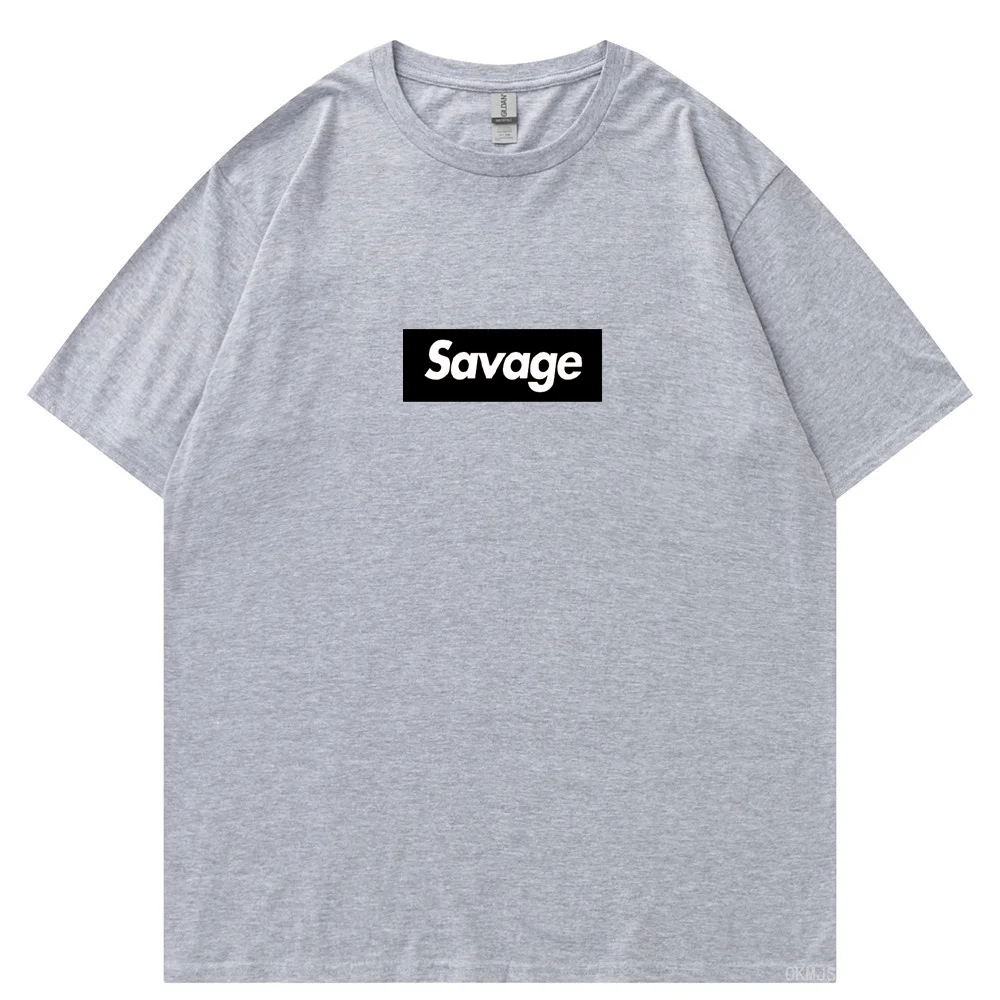 Savage Fuy Mes t shirts New Male Tshirts Hip Hop Sweat T-Shirt Summer Tops Cotto Oversize Me Clothes tshirts for_voghion.com