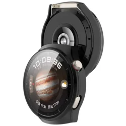 Custodia PC Premium con protezione in vetro per Huawei Watch 4 Pro - Edizione Spaziale