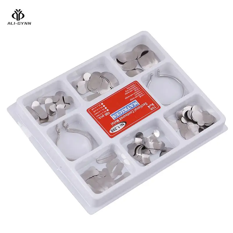 100Pcs/Pack Dental Metal Matrices Dental Metal Matrices