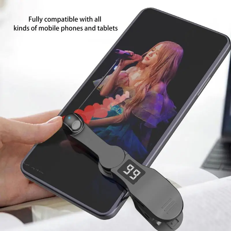 

Digital Auto Screen Clicker for Smart Phone Apps Video Live Streaming Gadget Smartphone Game Screen Touch Tripods Tapper