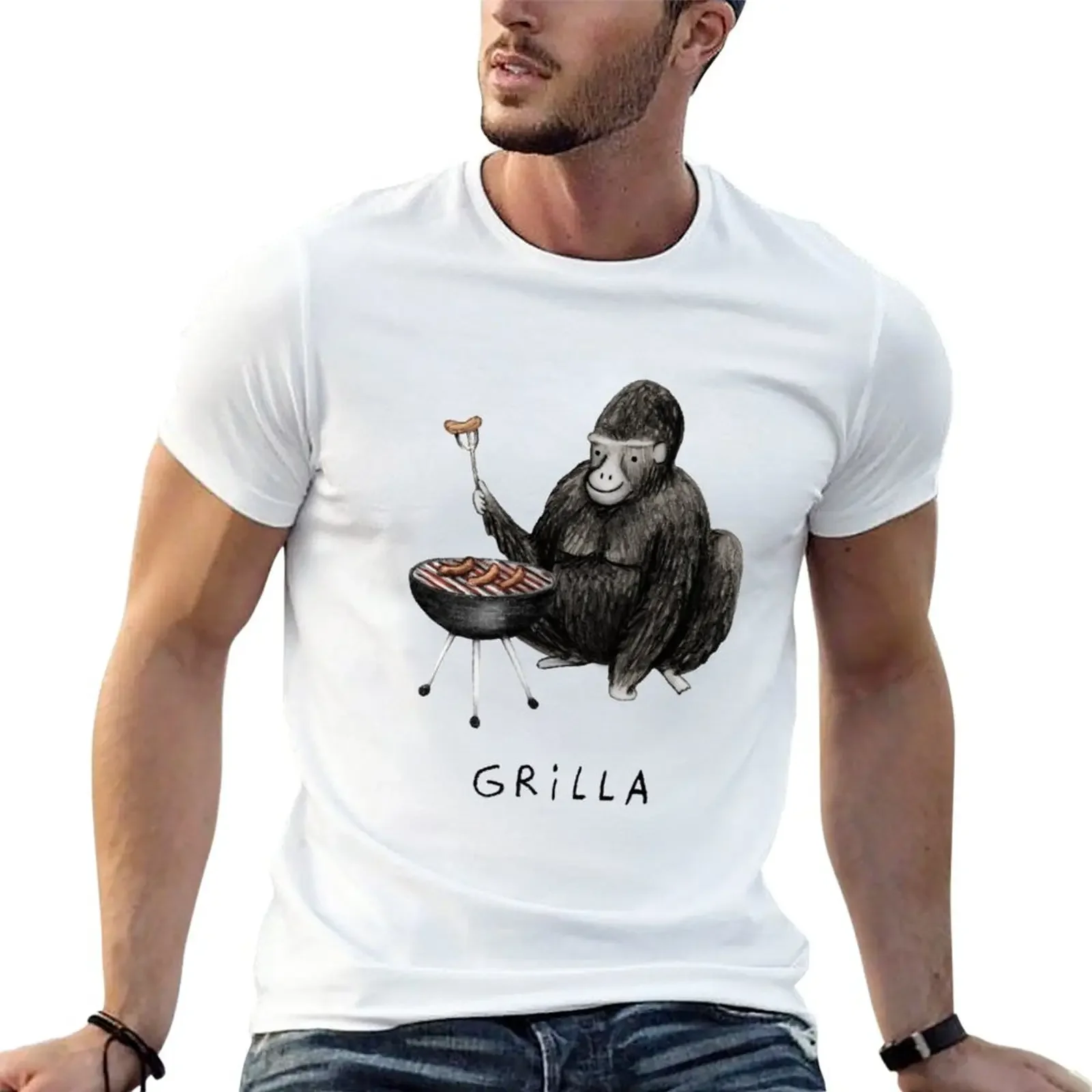 

Grilla T-Shirt cute tops shirts graphic tees customs sweat shirts, men