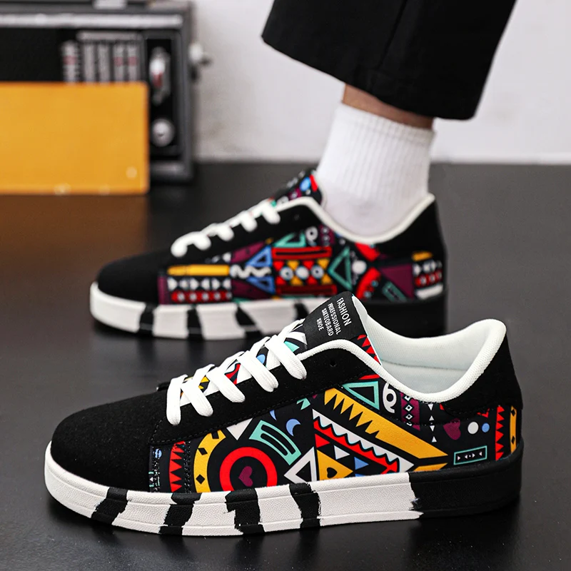 أحذية الجري الرياضية الكلاسيكية للرجال من القماش ب...