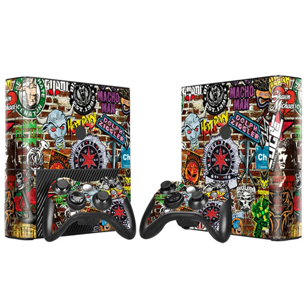 Skin Décalcomanie Pour Xbox 360 Slim - Console + Manette, Vinyle Multicolore 247 Skins