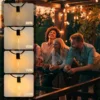 100FT Remote Dimmable Solar String Lights Outdoor ST38 LED Fairy Garden Lamp Wedding Party Xmas Halloween Hanging Patio Light 3