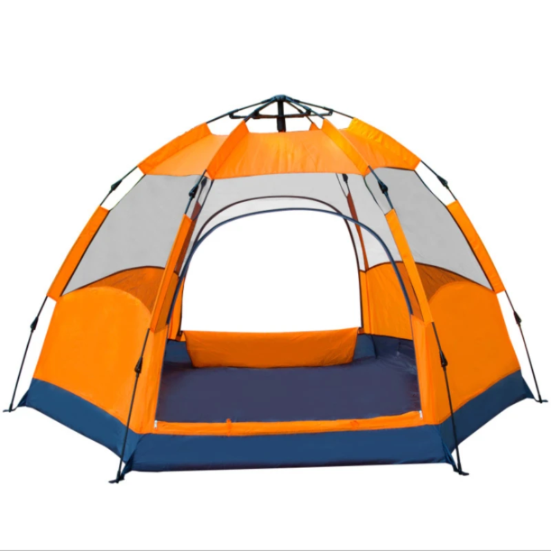 

Automatic Multi Person Outdoor 3-5 People Hexagonal Tent Camping Rainproof And Windproof Spring Speed Opening