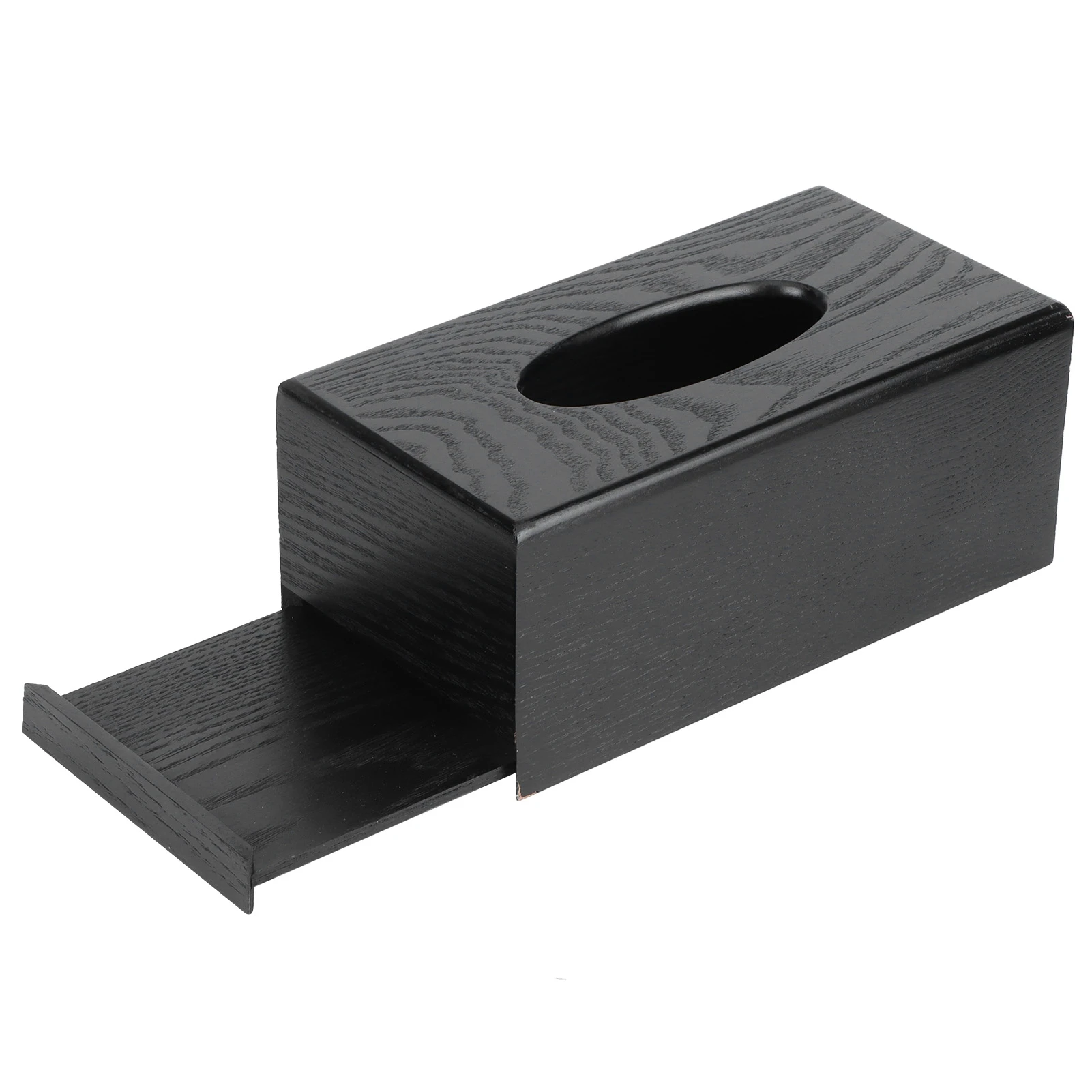 Black Wooden Tissue Box Napkin Case Elegant  Tissue Holder for Home Hotel Living Room Napkin Box Tissue Box Tissue Holder 5