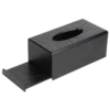 Black Wooden Tissue Box Napkin Case Elegant  Tissue Holder for Home Hotel Living Room Napkin Box Tissue Box Tissue Holder 5